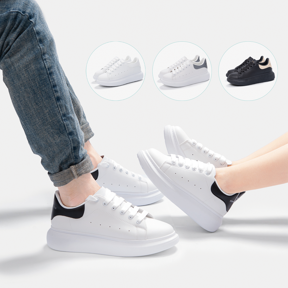 [HCM]Giày Thể Thao Sneaker Domba Cặp Đôi Nam Nữ Độn Đế MWC Shoes M3006 Giày Bata Hàn Quốc Đế Độn Tăng Chiều Cao 5cm Đi Chơi Đi Học