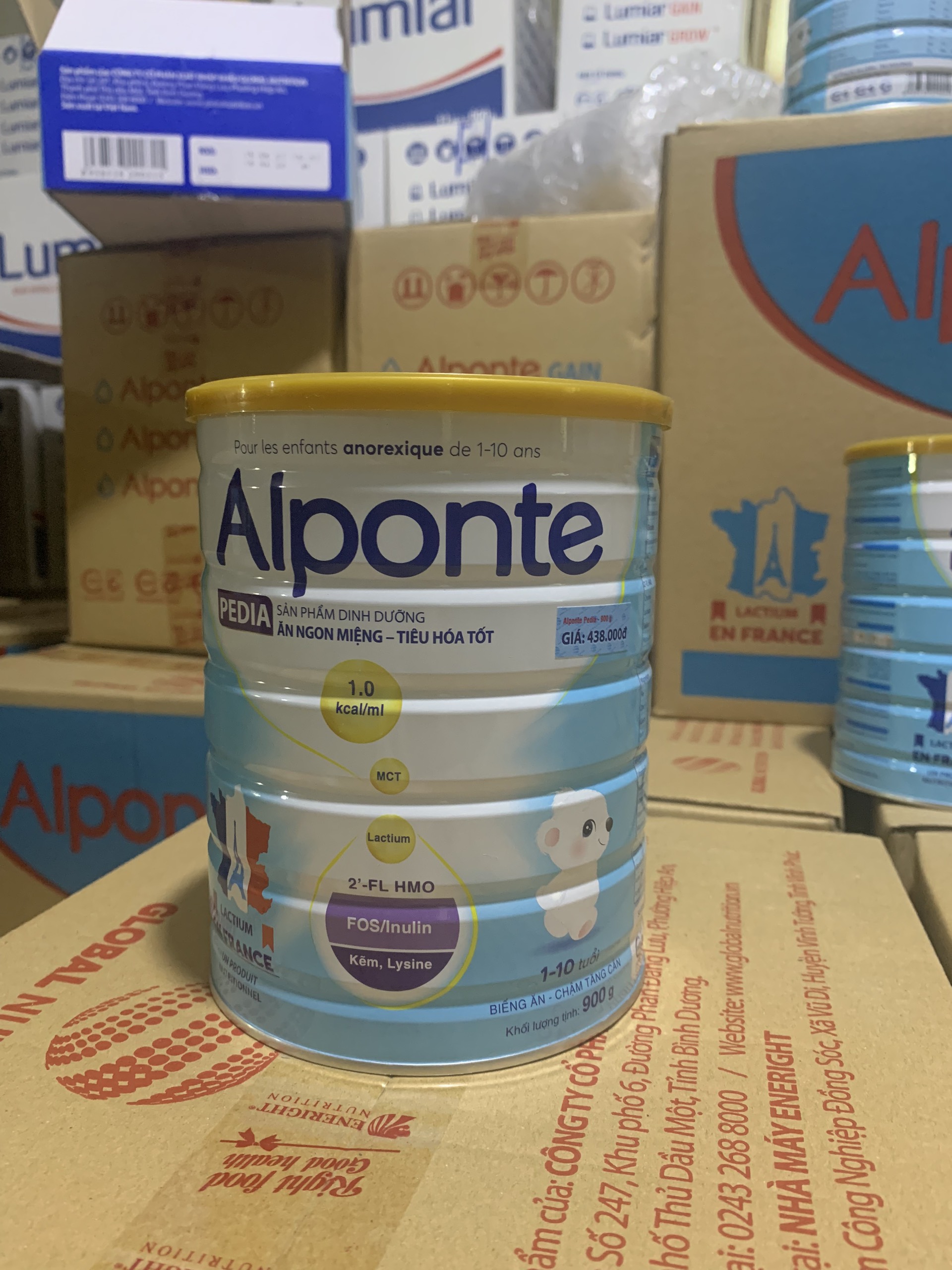 sữa bột dinh dưỡng Dành cho trẻ từ 1 10 tuổi Alponte Pedia 900g