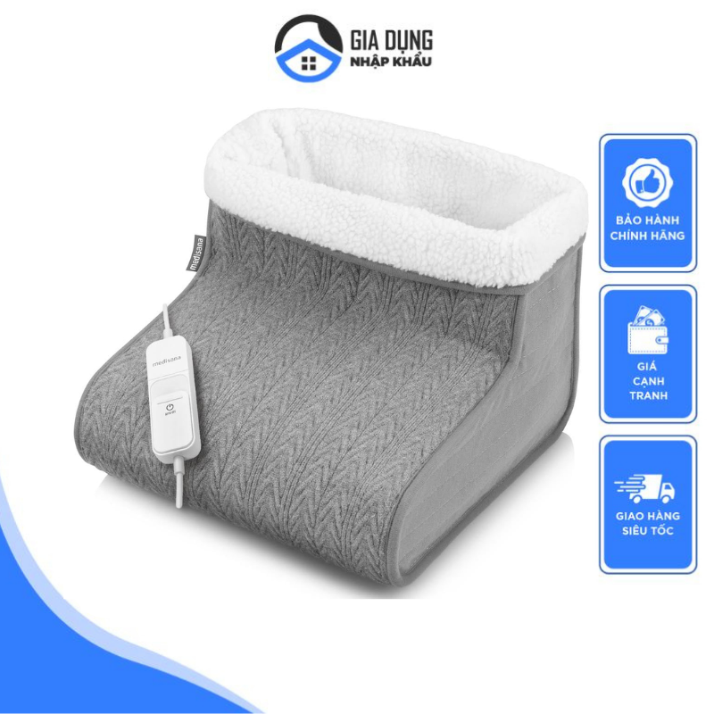 Máy sưởi ấm chân medisana fw150, máy sưởi chân, giữ ấm chân mùa đông, 3 mức nhiệt, chống quá nhiệt, nhập đức, bh 12 tháng