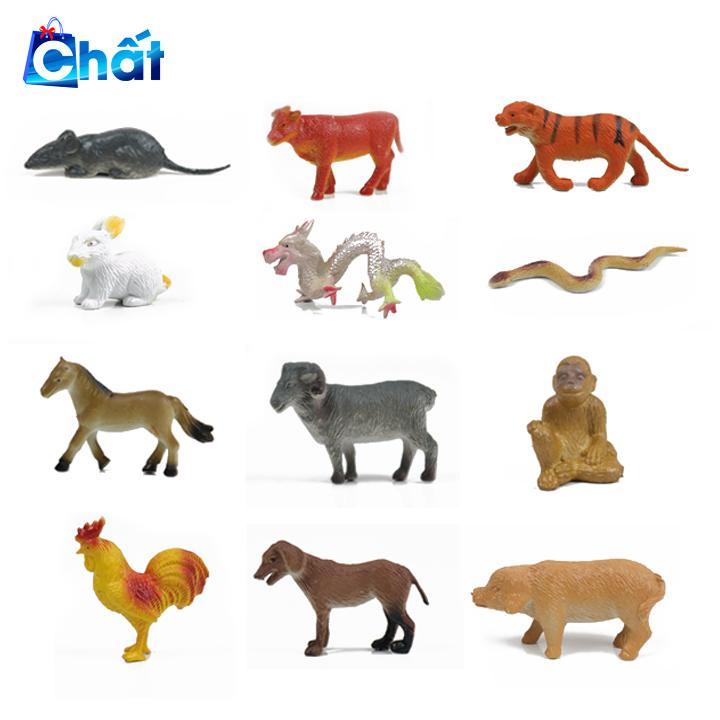 Bộ mô hình thú 12 con giáp cho bé h643
