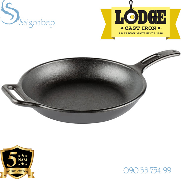 Chảo gang lodge p12s3 đường kính 30cm sài gòn bếp