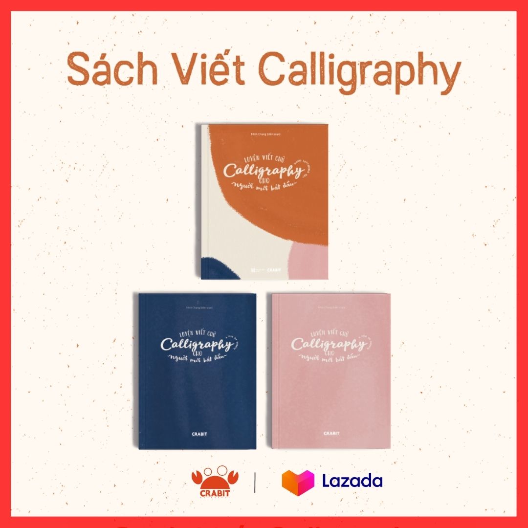 Bộ Sách luyện viết chữ Calligraphy dành cho người mới bắt đầu
