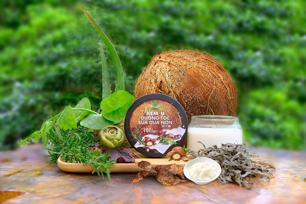 KEM Ủ TÓC SỮA DỪA NON MẸ KEN_HỦ 200GRAM