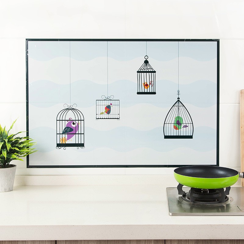 Giấy dán tường bếp chịu nhiệt cỡ to 60cmx90cm