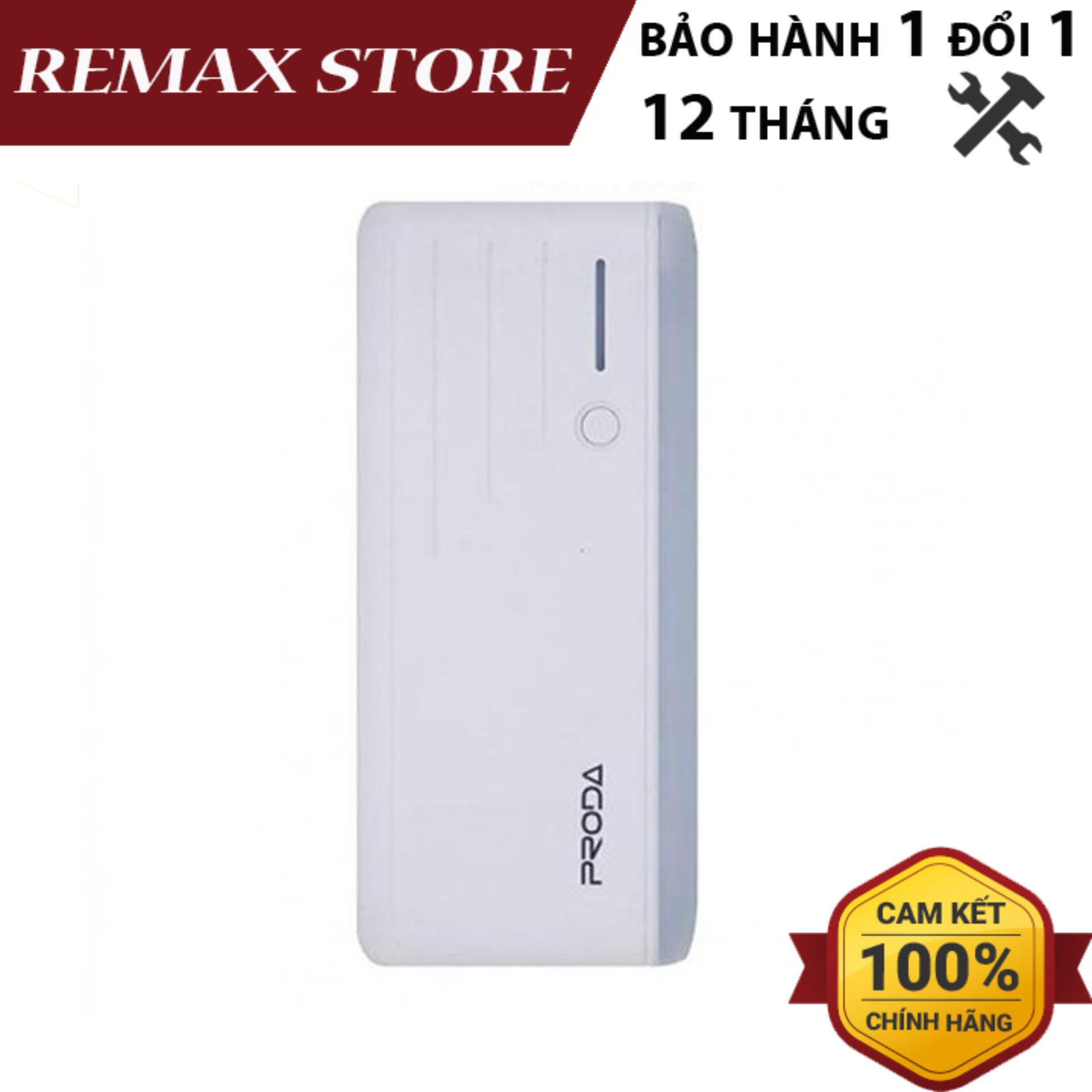 Pin dự phòng remax proda time series 12000mah ppl-19 có đèn pin