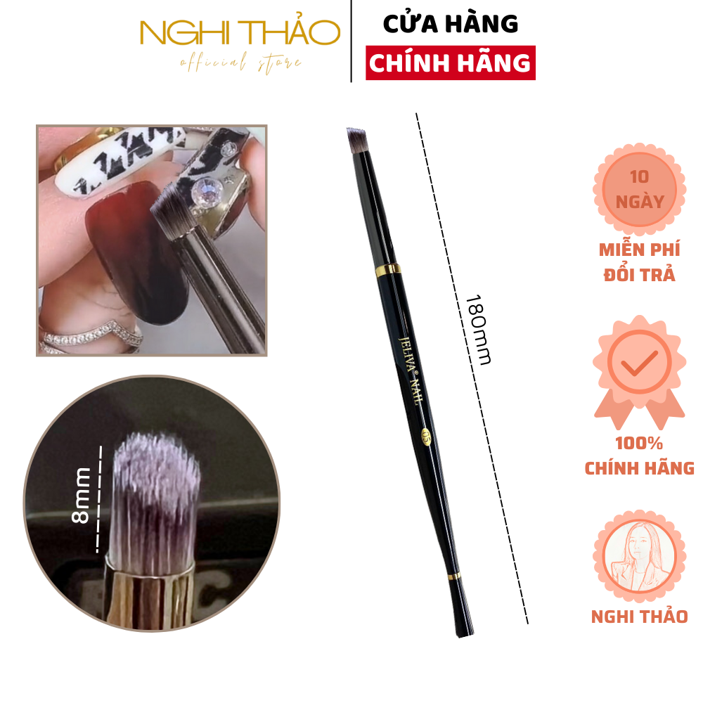 Cọ ombre nail, cọ dặm omber nail jeliva nghi thảo số 05