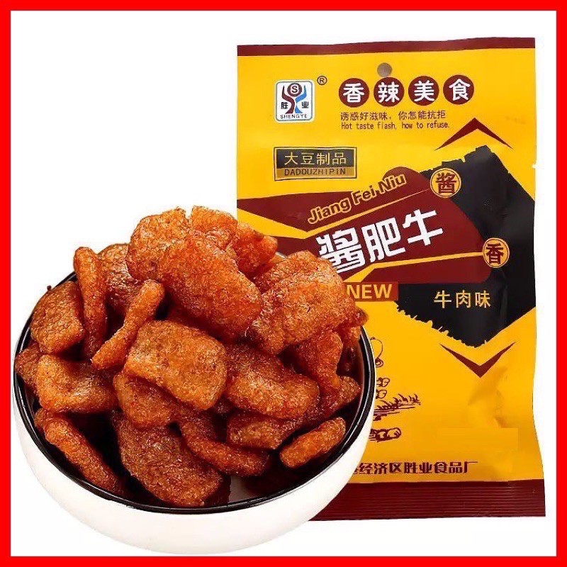 Thịt bò chay vị sốt tương siêu ngon, gói 20gr