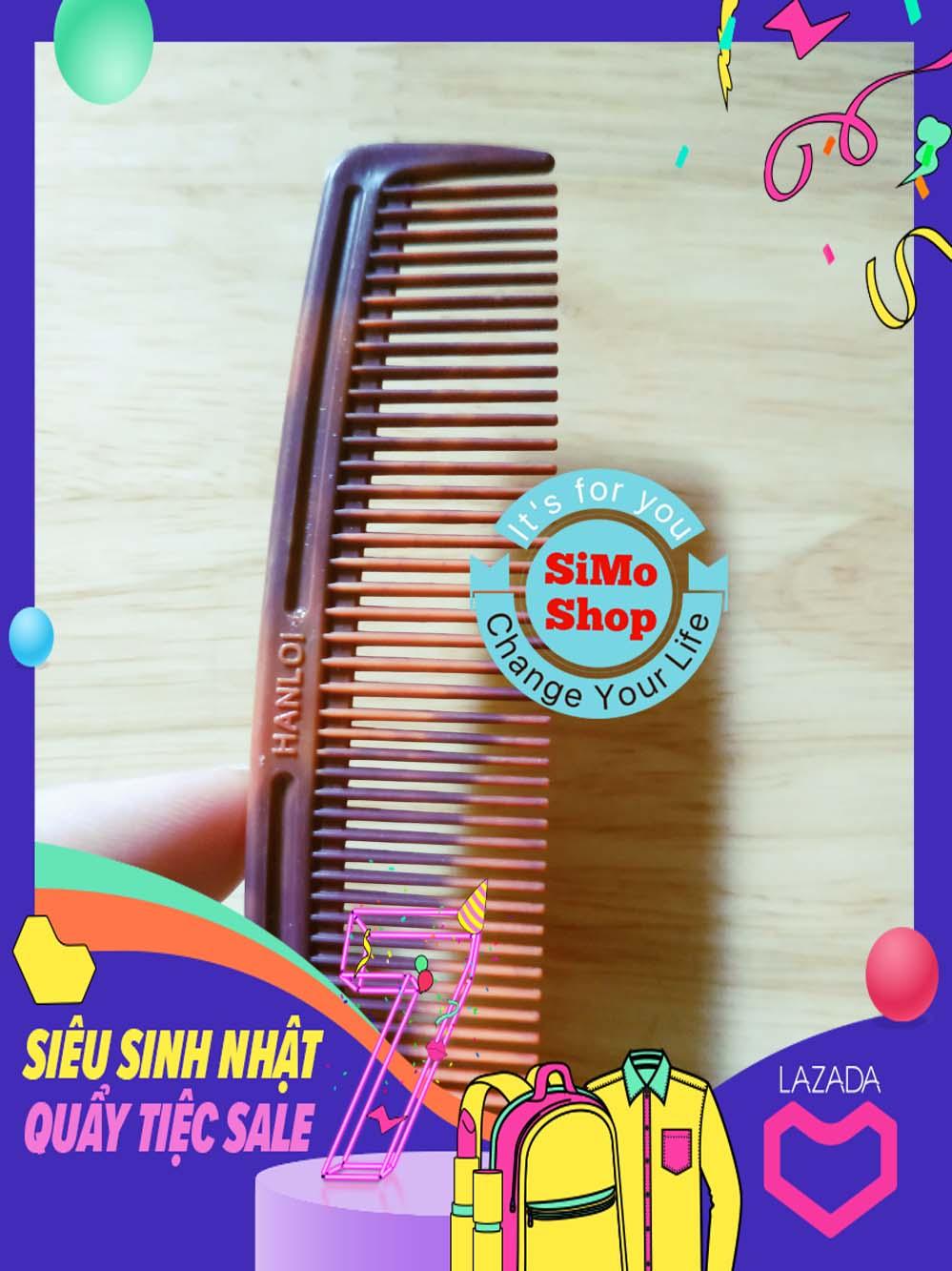 Lược mini bằng nhựa bỏ ví dành cho quý ông