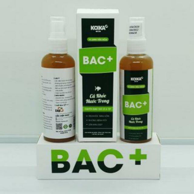 Bac+ vi sinh tiêu hoá chuyên dùng cho cá và tép cảnh, cam kết hàng đúng mô tả, chất lượng đảm bảo