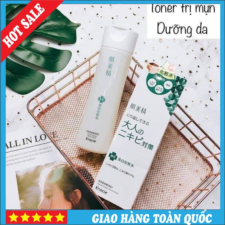 🍅 nước hoa hồng 🍅 ngăn ngừa mụn trắng da kracie - siêu phẩm cho da mụn