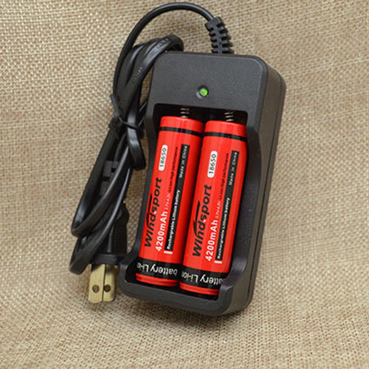 Bộ sạc pin đôi lion h18650 cao cấp, sạc pin đa năng mẫu mới, thiết bị sạc pin tiện lợi bán chạy