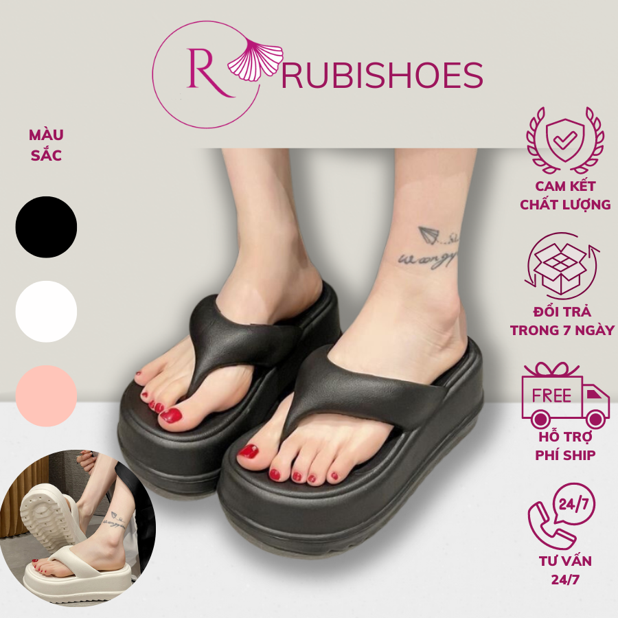 -dép kẹp nữ dép tông mẫu mới siêu đẹp chống trơn trượt-dbma21rubishoes