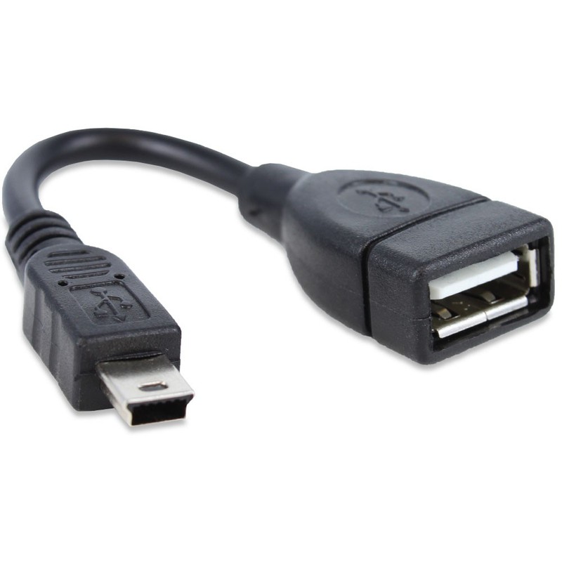 C ombo 2 cáp otg cổng vuông đầu hình thang - cổng mini usb