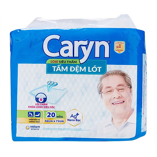 Tấm đệm lót caryn siêu thấm 20 miếng
