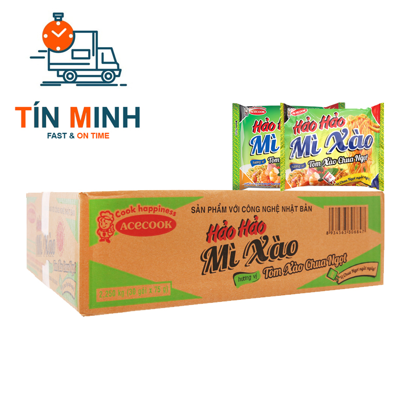 Mì Hảo Hảo xào chua ngọt thùng 30 gói 75g - Cty TM