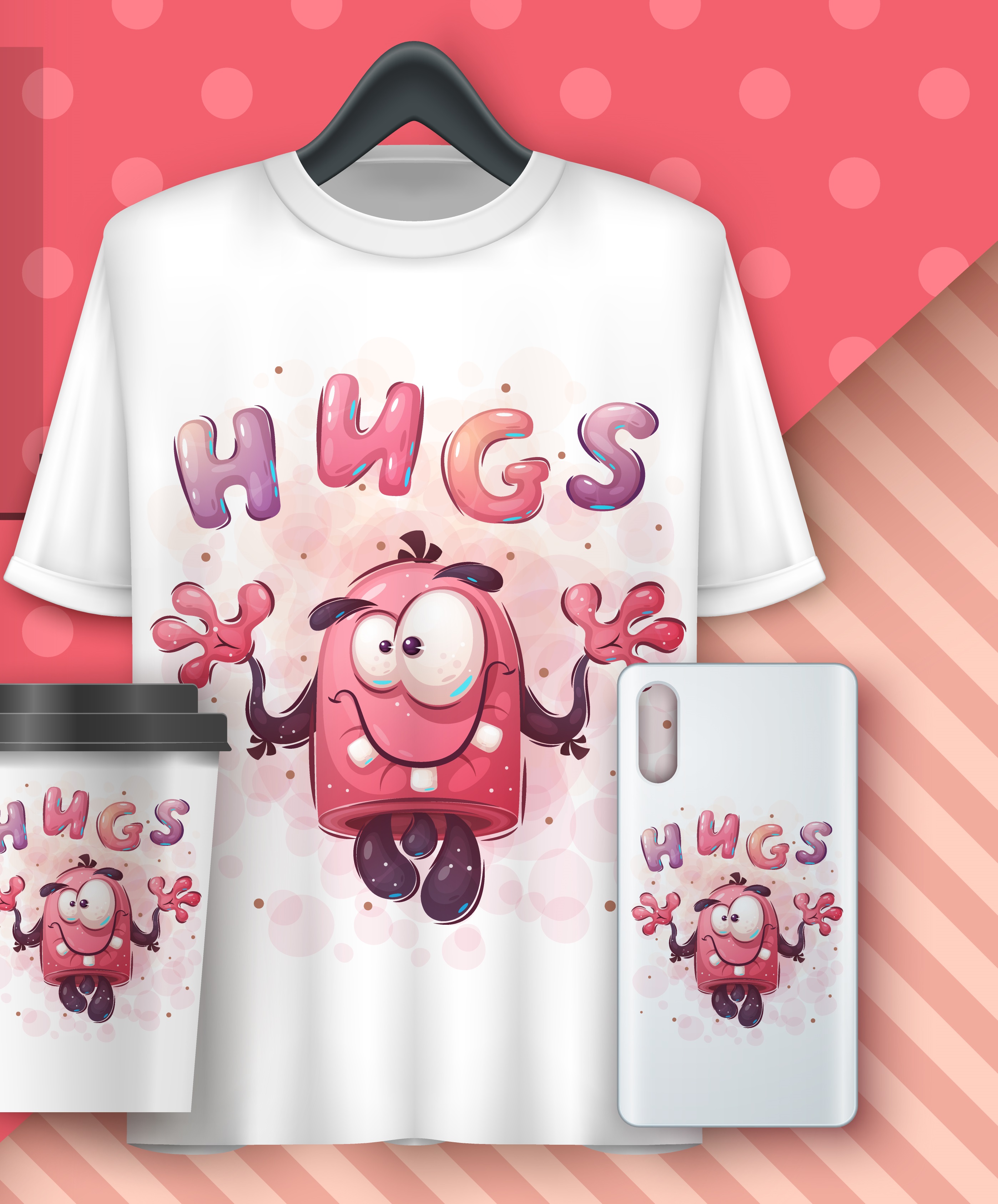 Áo thun phông rộng tay lỡ nam nữ size 35-80kg hug