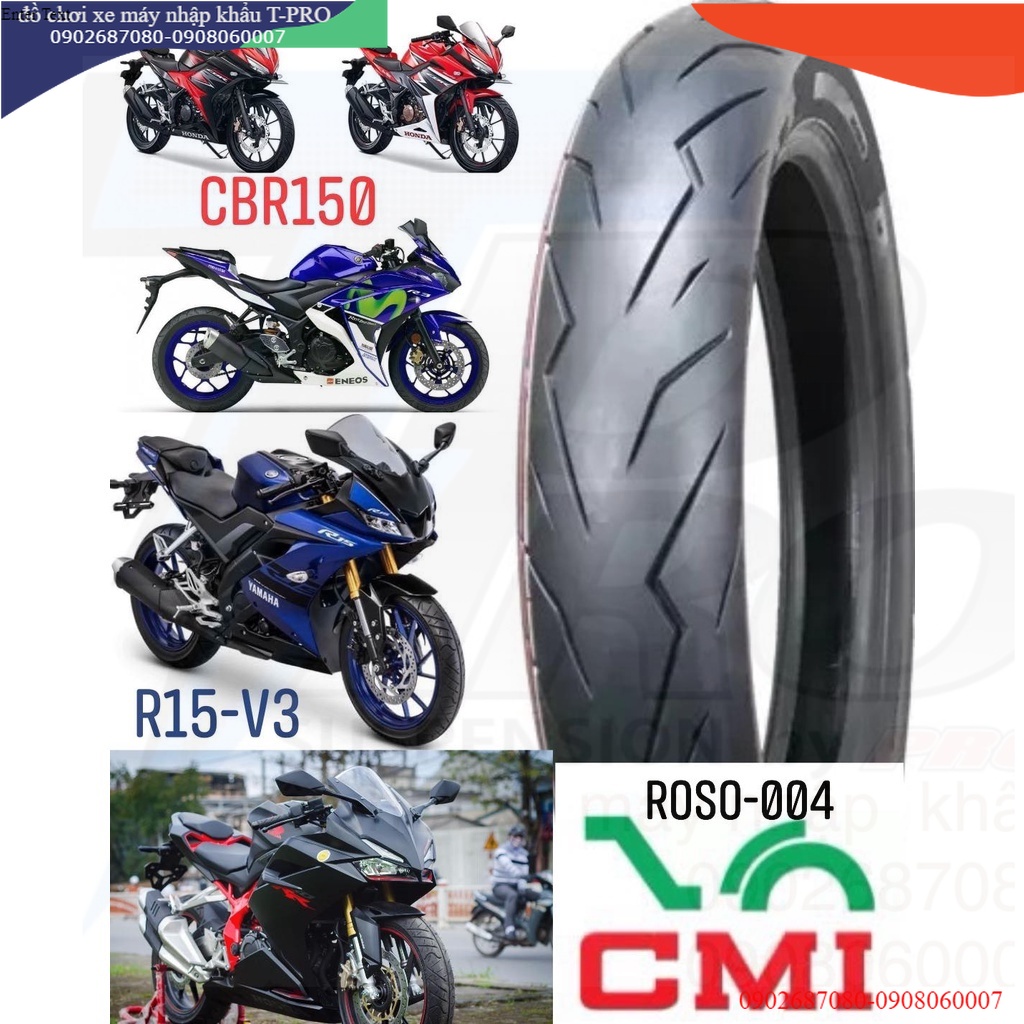 Vỏ lốp yamaha r15-v3 / r3 / fz150i / m-slaz / tfx cmi_004 cameltire_fast