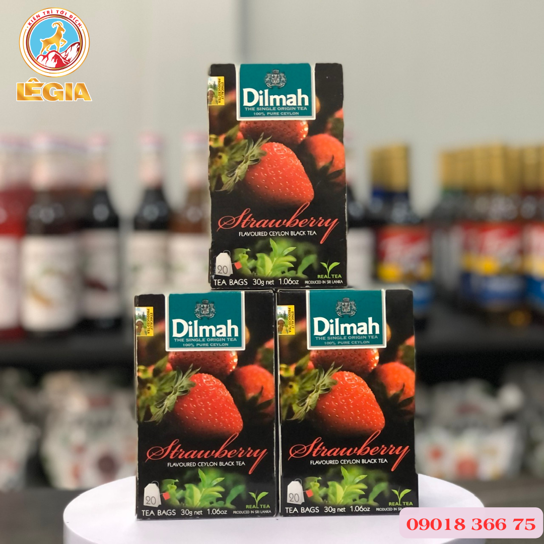 Trà dilmah dâu 30g - dilmah strawberry tea