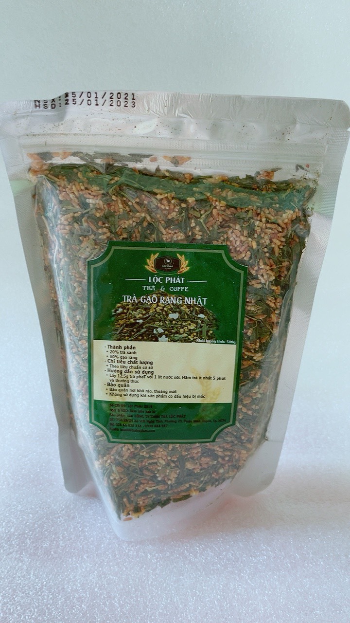 Trà gạo rang nhật lộc phát gói 500g