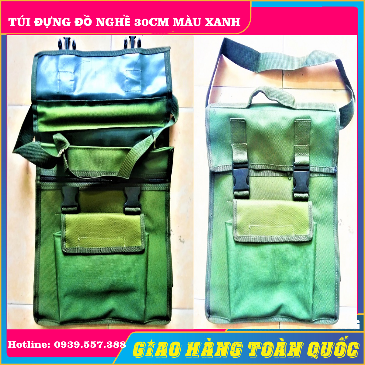 TÚI ĐỰNG ĐỒ NGHỀ , DỤNG CỤ SỬA CHỮA LOẠI 30 Cm