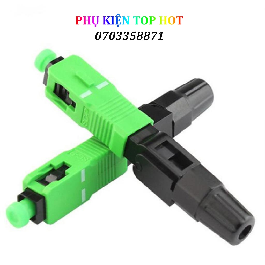 Bộ 10 đầu nối sợi quang fast connector sc/apc