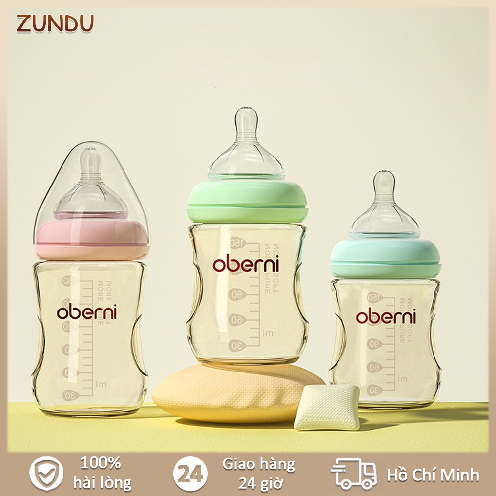 Chai con PPSU cho con bú 180ml, 150ml, thực phẩm mềm silicon, an toàn và không mùi, bình sữa cổ rộng