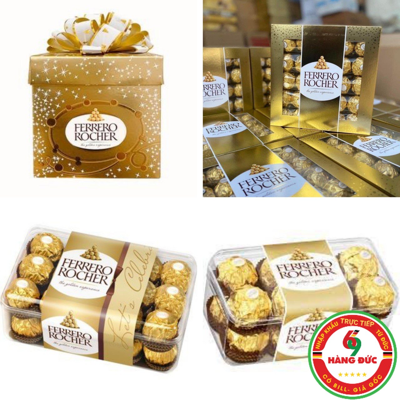 Socola ferrero rocher nhân hạt dẻ của đức - hangduc69