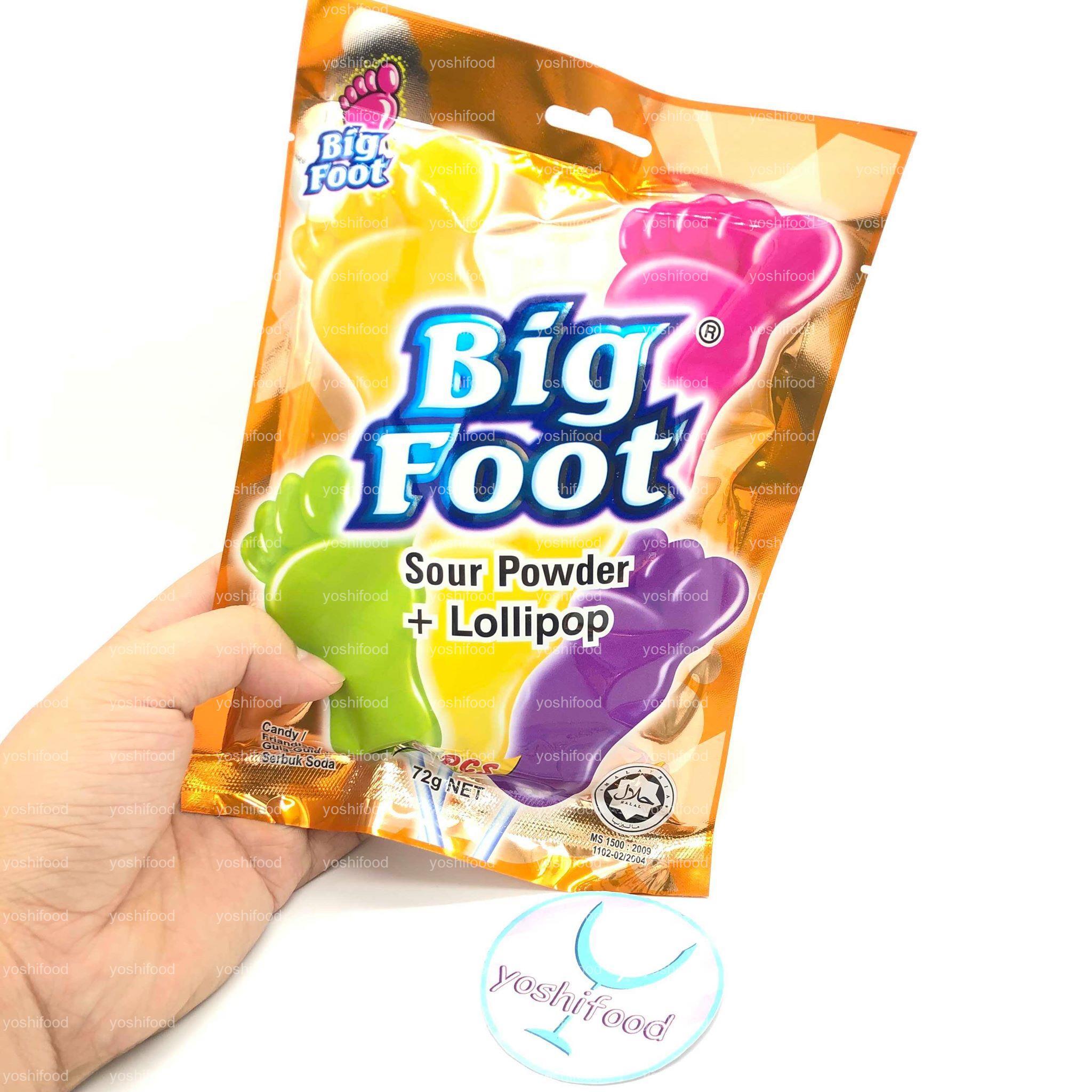 Kẹo nổ mút bàn chân big foot 72gr - malaysia