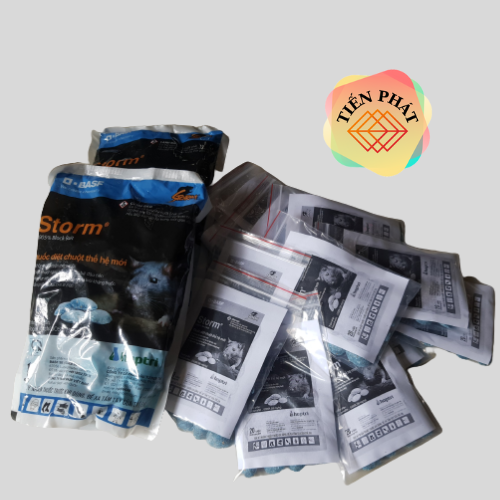THUỐC DIỆT CHUỘT STORM 0.005% gói lẻ 20 viên