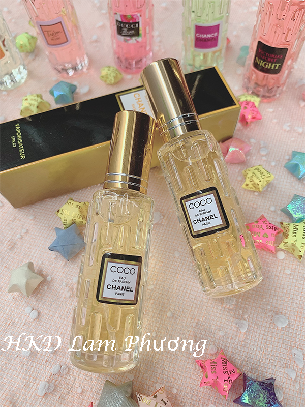 [HCM]COMBO 2 CHAI NƯỚC HOA NỮ C0C0 VÀNG 20ML CHIẾT PHÁP CAO CẤP LƯU LÂU 4-10H