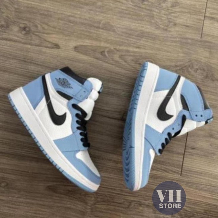 Giày thể thao JD1 cao cổ xanh dương Giày sneaker xanh dương nam nữ cao cấp Full Box Bill