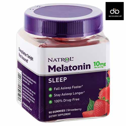 Kẹo Dẻo Giúp Ngủ Ngon Natrol Melatonin 10mg