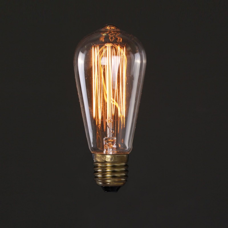 Bóng đèn dây tóc trang trí edison vintage st64 40w e27