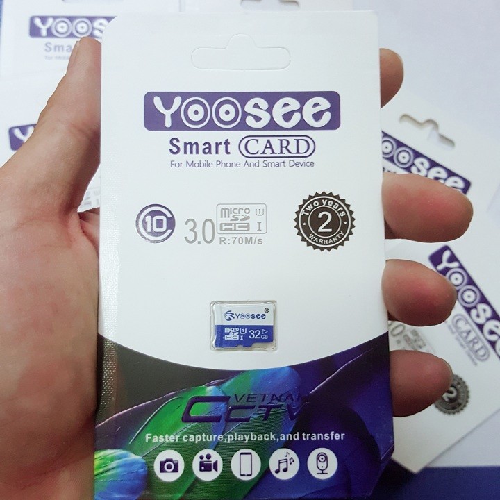 Thẻ nhớ yoosee 32gb micro sdhc u1 class 10 tốc độ cao 70mb dùng cho mọi thiết bị - thẻ nhớ yoosee 32gb micro sdhc class 10