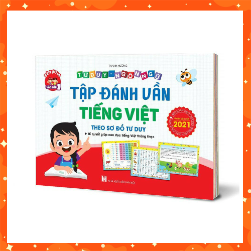 Tập Đánh Vần Tiếng Việt theo sơ đồ tư duy bé từ 4-6 tuổi - Giúp bé tập đánh vần