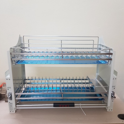 Giá bát nâng hạ tủ bếp inox 304 cao cấp chính hãng