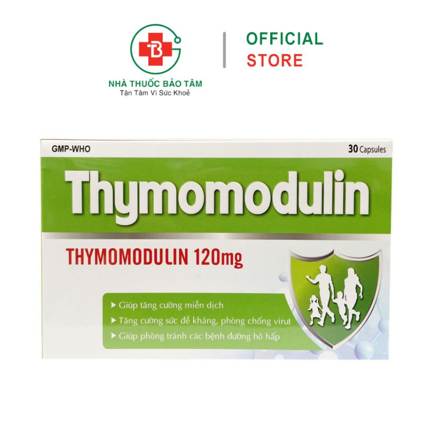 Viên uống Thymomodulin 120mg tăng cường sức đề kháng