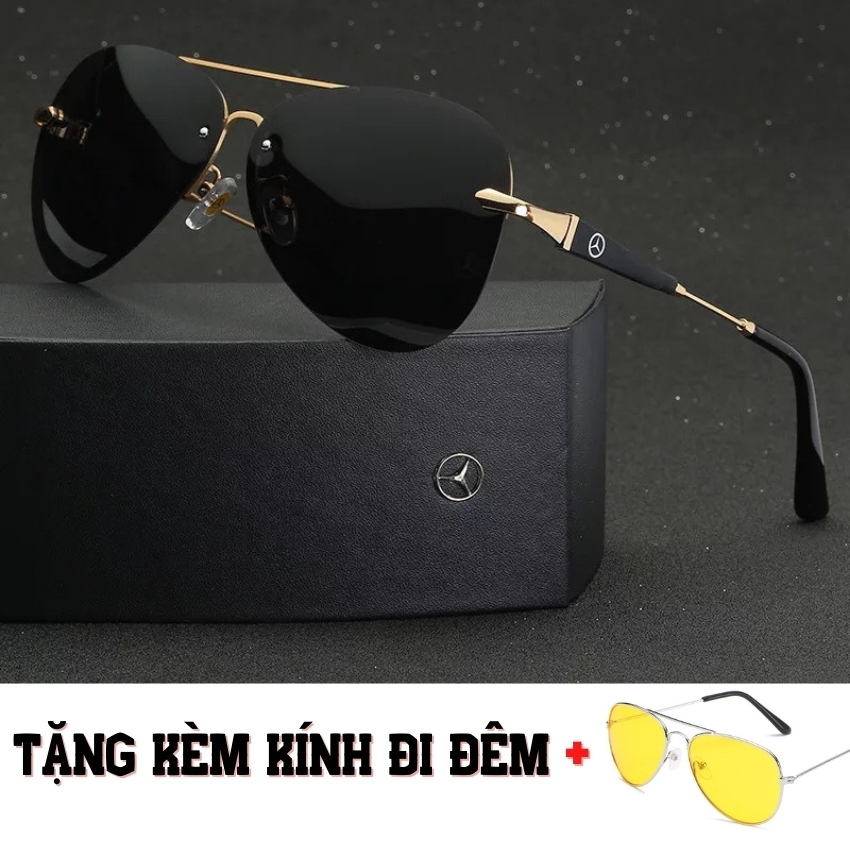 [HCM]Kính mát nam cao cấp ME9C91 TẶNG KÈM KÍNH ĐI ĐÊM tròng Polarized có khả năng chống tia UV400 độc hại chống chói ( BẢO HÀNH 24 THÁNG 1 ĐỔI 1)