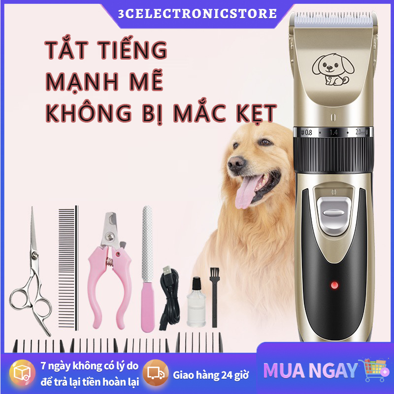 Tông đơ cắt tỉa lông cho thú cưng , máy cắt tỉa lông cho chó mèo,lược chải lông chó mèo