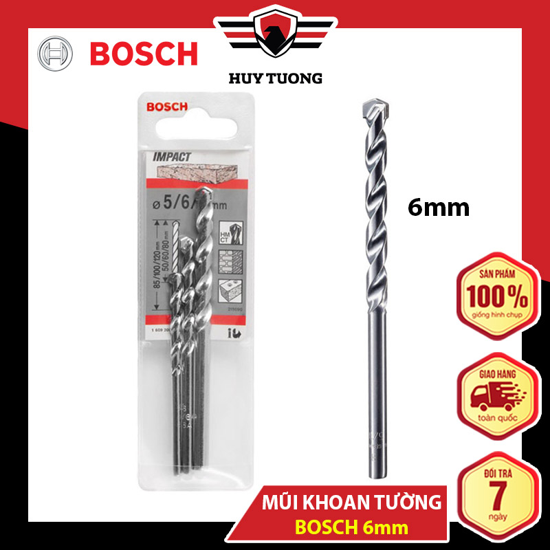 Mũi khoan tường Hợp kim ( nhiều kích thước khác nhau ) chất lượng cao siêu bền ( Kẹp ) - Huy Tưởng