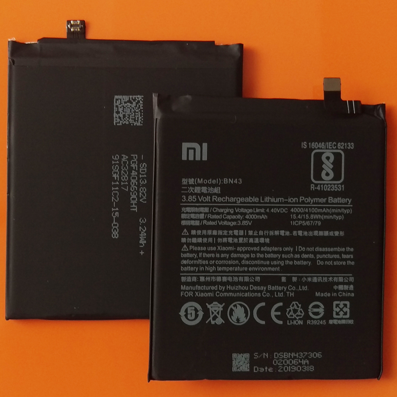 [HCM]PIN ĐIỆN THOẠI ZIN XIAOMI REDMI NOTE 4X (BN43) PHIÊN BẢN 32GB - Bảo Hành Dài Lâu