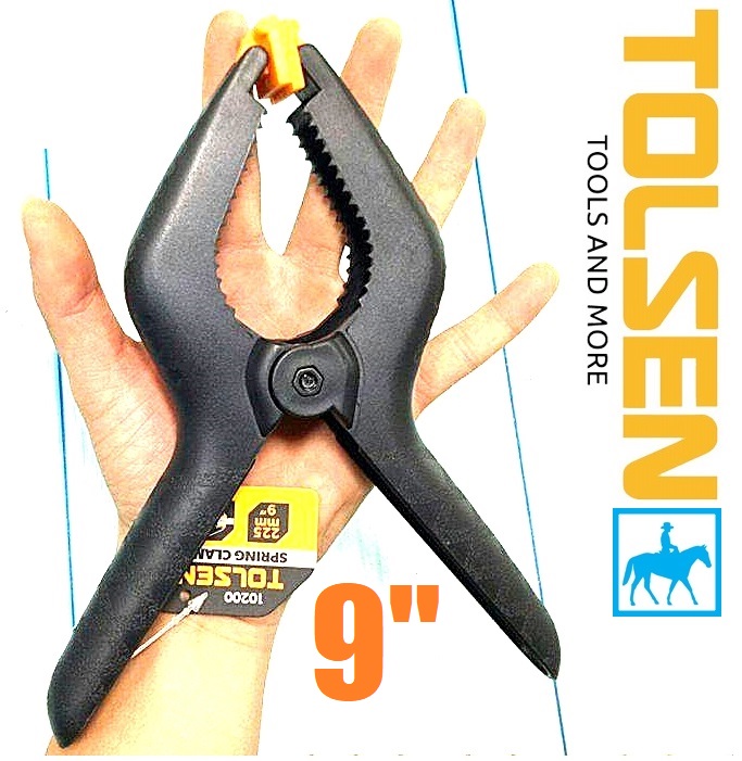 Kẹp gỗ nhựa nghề mộc kẹp phong nền 9inch 225mm tolsen 10200