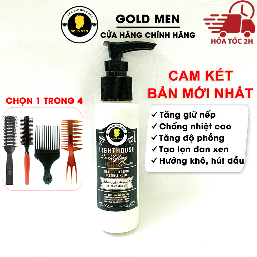 Xịt tạo phồng LightHouse, Pre Styling hỗ trợ giữ nếp