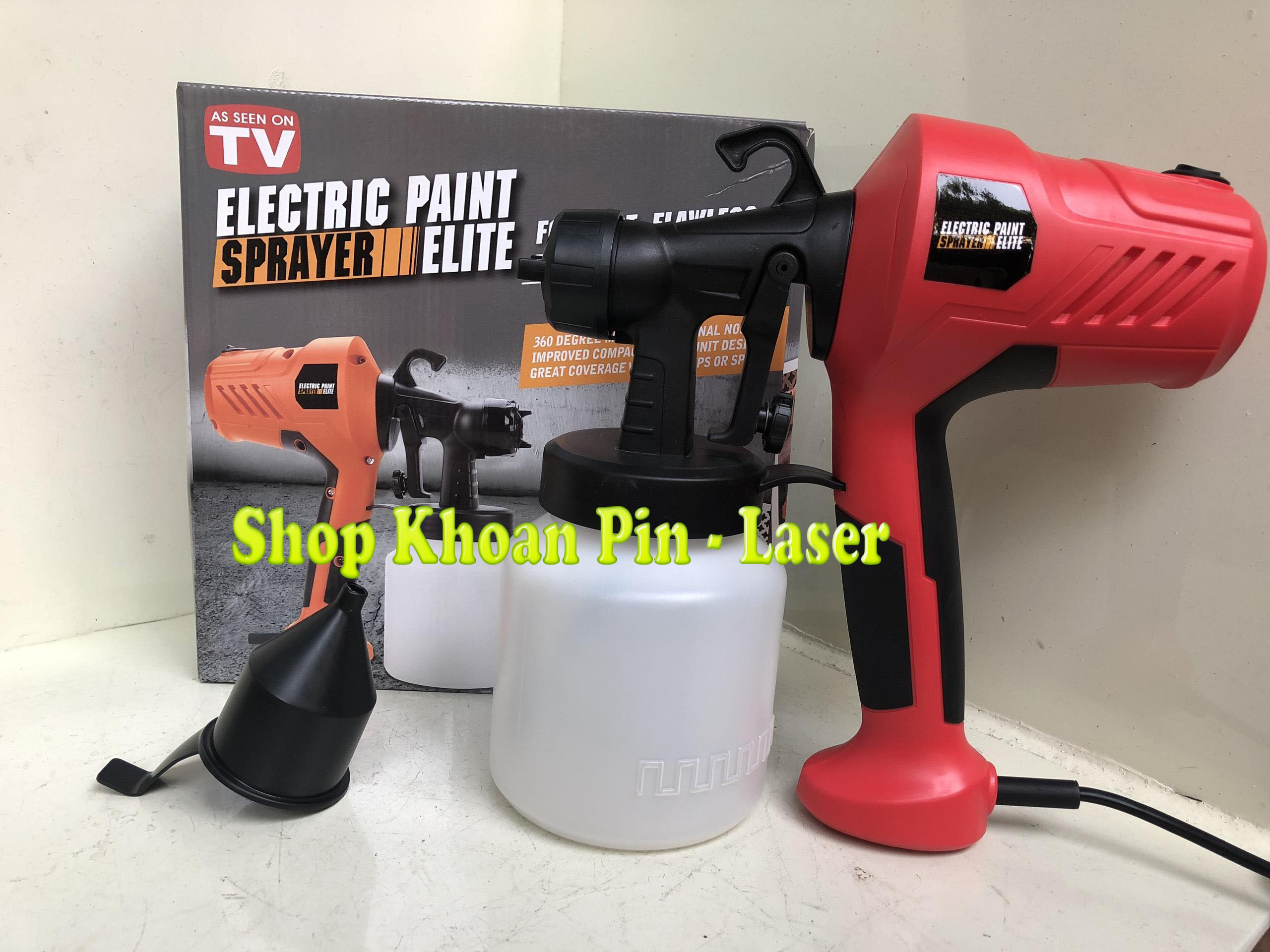 Máy phun sơn điện 400w cầm tay điều chỉnh lưu lượng tranh không khí