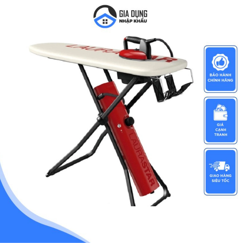 Bàn là hơi nước laurastar go, bàn ủi hơi nước cây đứng, bàn ủi quần áo, laurastar steam iron, lực phun mạnh, bình nước 1.1l, nhập khẩu thụy sỹ, bh 12 tháng
