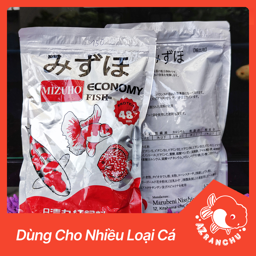 Thức ăn cá Mizuho Economy | Cám đa dụng cho cá vàng, cá koi, cá dĩa - AZRanchu