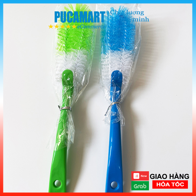 [HCM]Cọ Rửa Ly, Cốc, Bình Sữa Cán Dài Dễ Dàng Cọ Sạch Vết Bẩn Nằm Sâu Bên Trong, Chất Liệu Nhựa Tốt Sài Bên Theo Năm Tháng - PucaMart