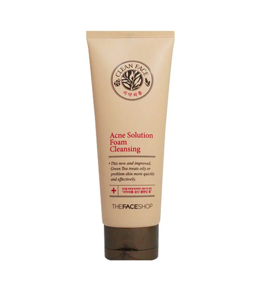 Sữa rửa mặt sạch nhờn, ngừa mụn TheFaceShop Acne Solution 150ml