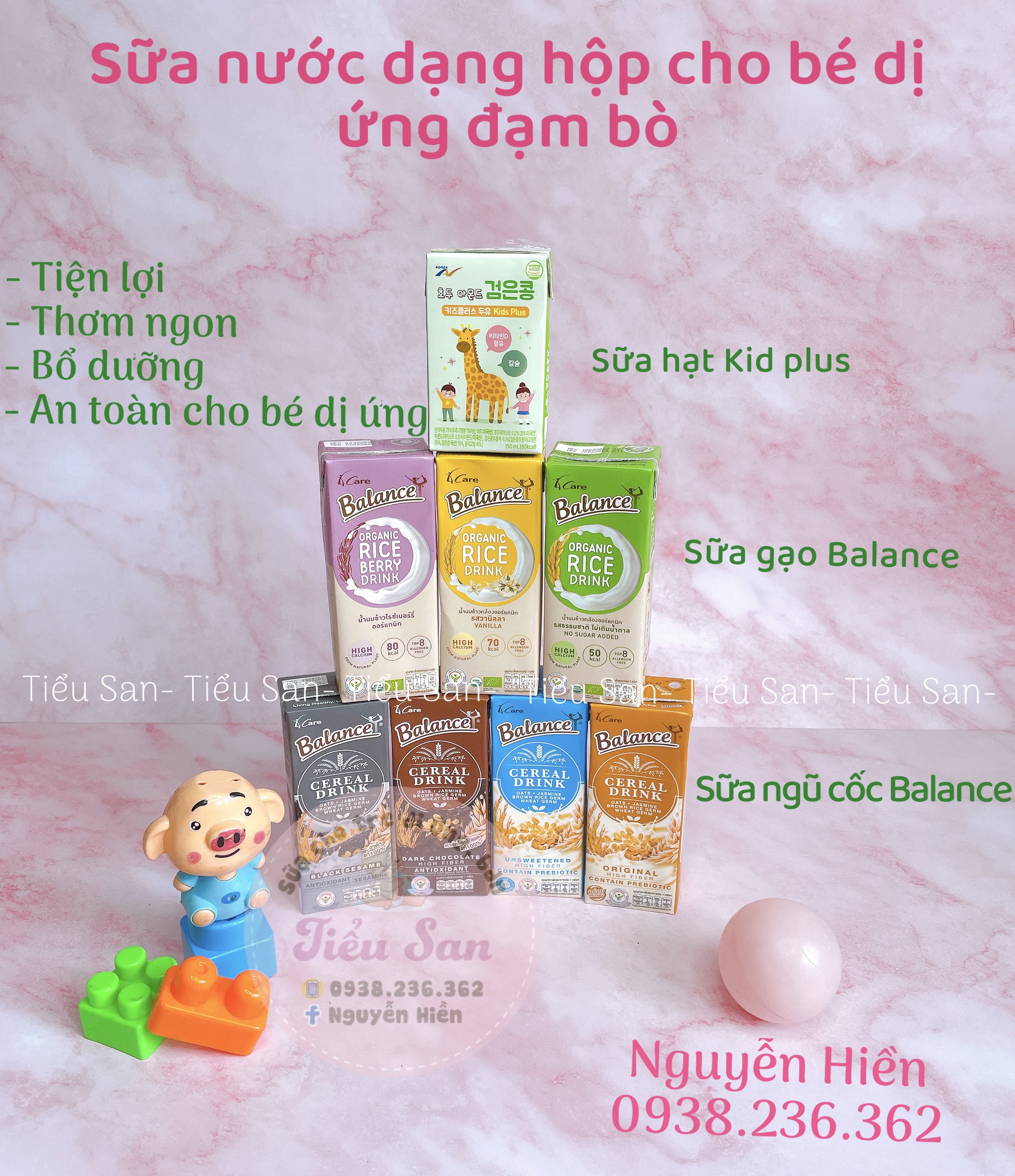 Sữa Nước cho bé dị ứng đạm bò