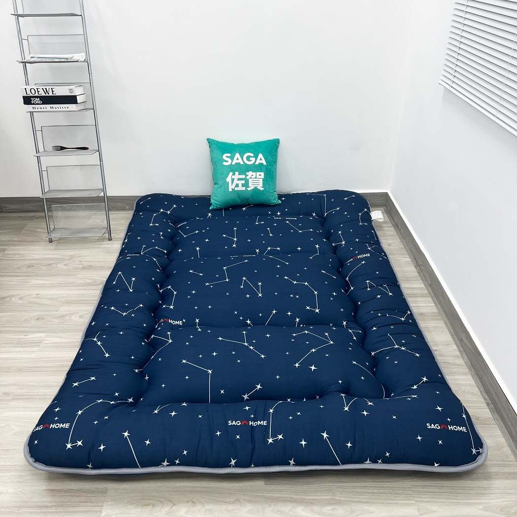 SAGA Topper nệm Nhật chính hãng kích thước 1m x 2m, 1m2 x 2m, 1m4 x 2m, 1m6 x 2m, 1m8 x 2m full box